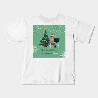 Programmer Christmas Break - 3 Kids T-Shirt